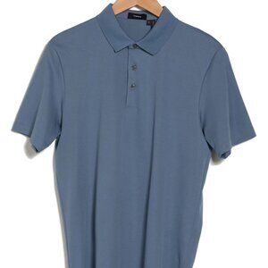 NWT THEORY Brand Atlas Pique 2, Button Polo Shirt